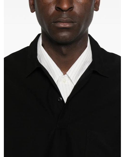 Comme des Garçons Black Elasticated-Hem Polo Shirt for men