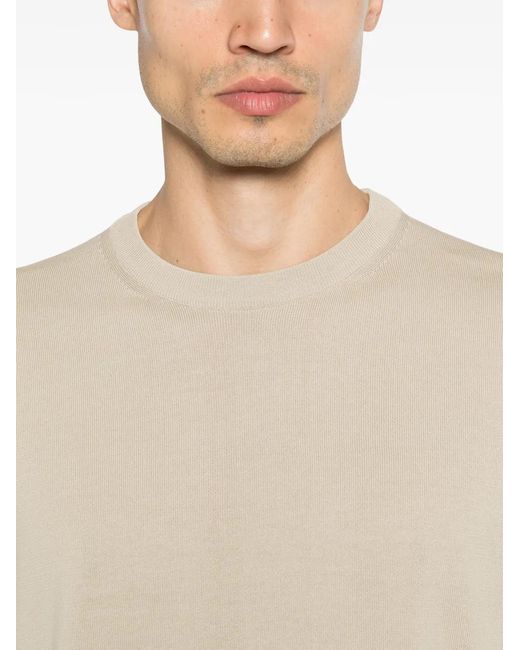 Canali Natural Crew-Neck Sweater for men