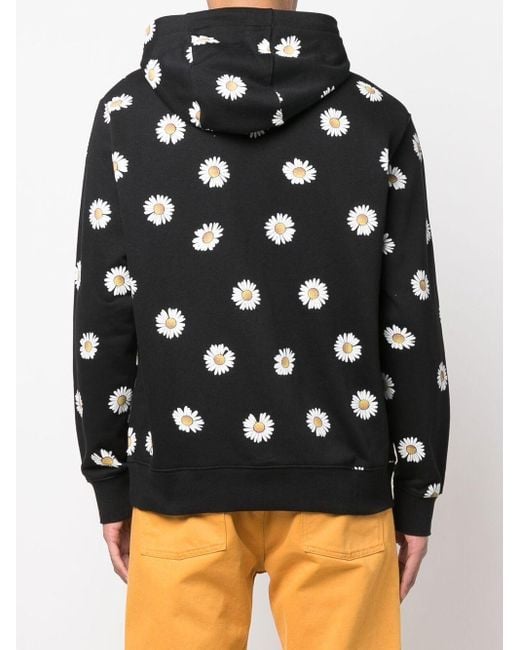 Nike Daisy-print Pullover Hoodie in Black for Men | Lyst