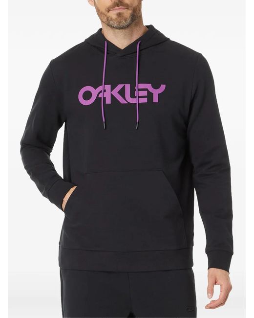Oakley Blue B1B Logo-Print Hoodie for men