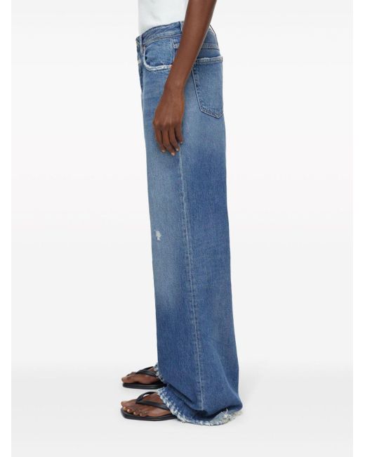 Closed Blue Gillan Low-Rise Flared Jeans