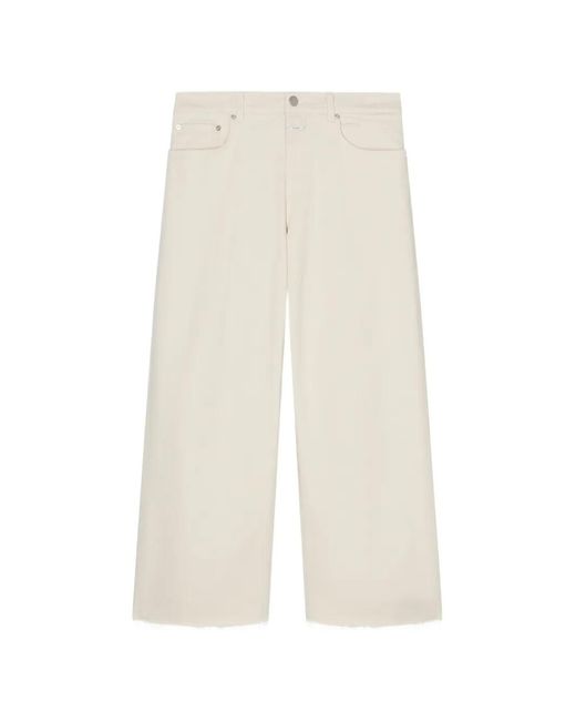 Closed White Jayla Frayed Jeans