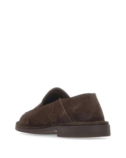 Alexander Hotto Brown Heel Loafers for men