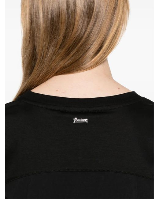 Laminar ドローストリングヘム Tシャツ Black