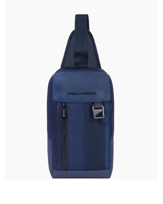 Piquadro Blue One-Shoulder-Rucksack
