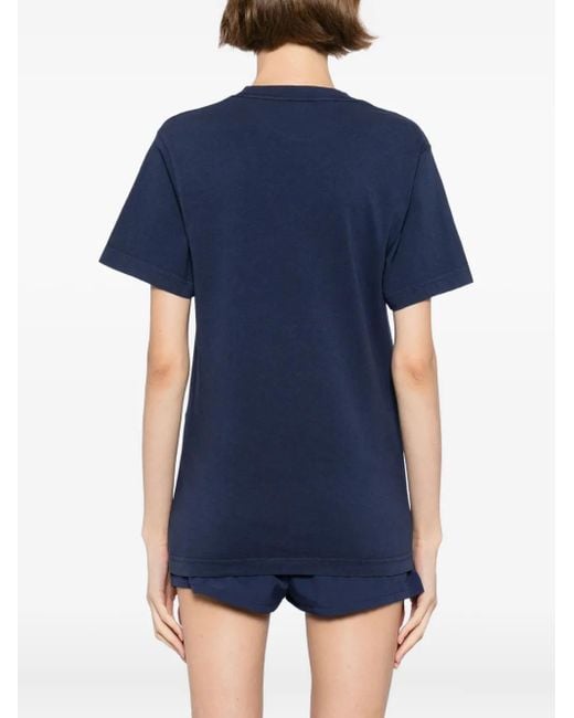 Sporty & Rich Blue Paris Marathon T-Shirt