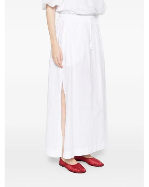 Deha White Drawstring Skirt