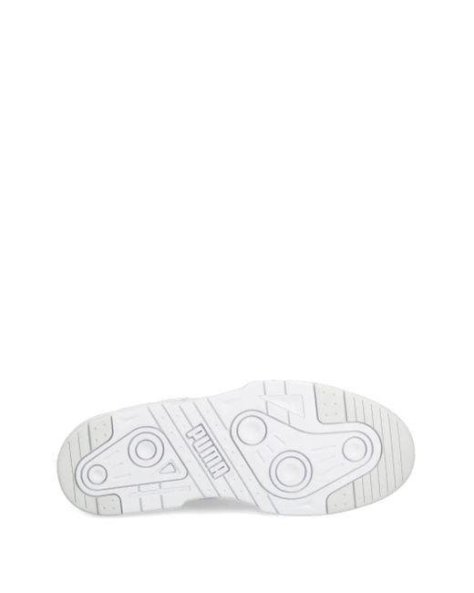 PUMA White Slipstream Bball Sneakers for men