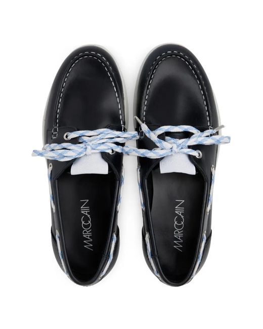 Marc Cain White Lace-Up Shoes