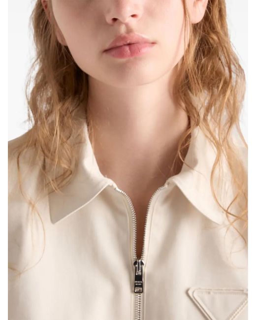 Prada Natural Chino Mini-Dress