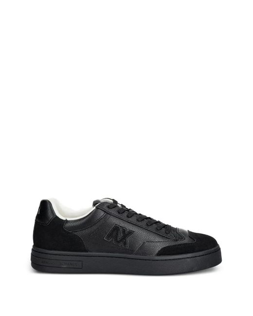 ARMANI EXCHANGE Sneakers Mit Logo-Patch in Black für Herren