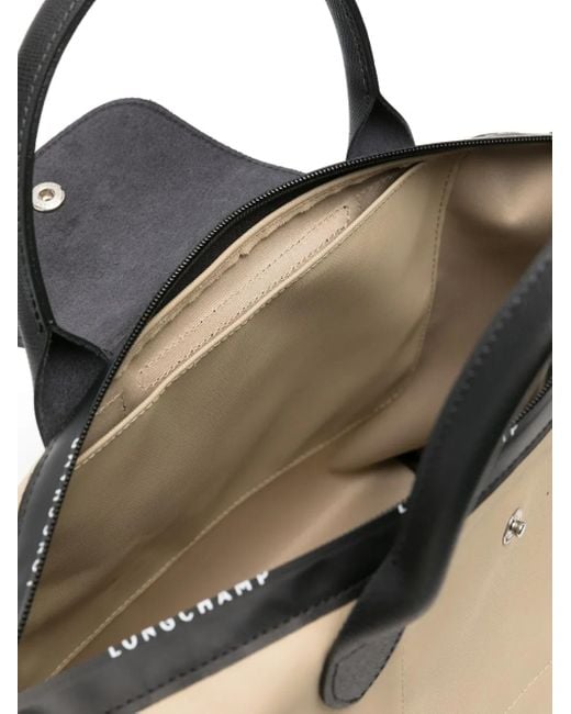 Bolso shopper Le Pliage Energy pequeño Longchamp de color Metallic