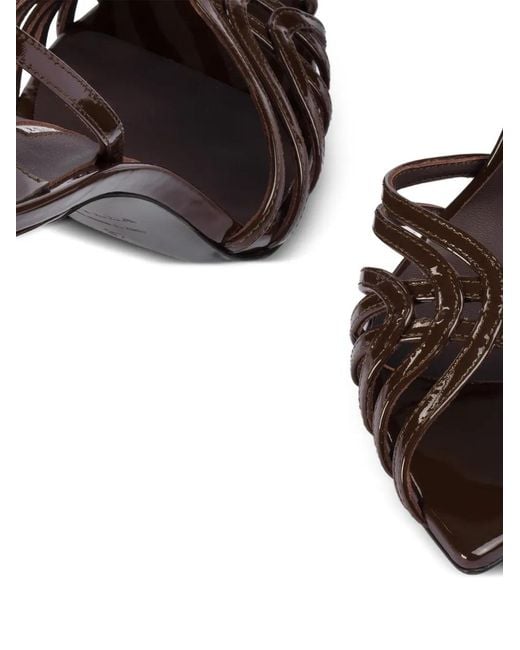 Le Silla White Embrace Heeled Sandals