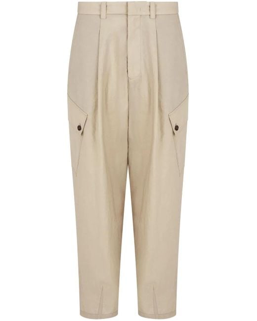 Giorgio Armani Natural Cargo Trousers for men