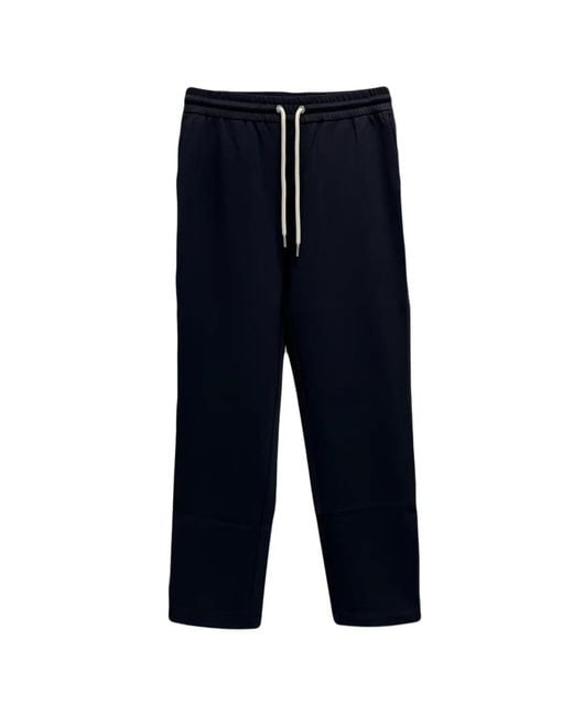 Moncler Blue Drawstring Track Pants for men