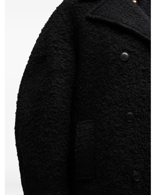 Ganni Black Double-Breasted Jacket