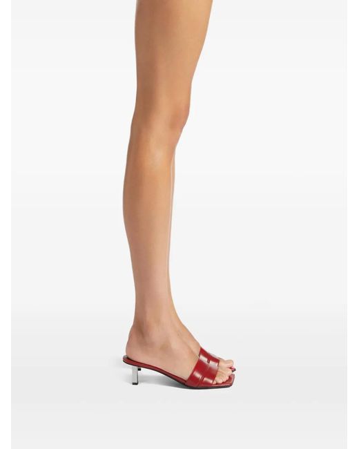 Giuseppe Zanotti Red 50Mm Berenys Sandals