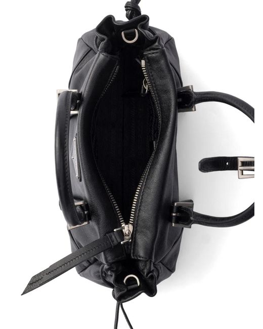Prada Black Bonnie Small Leather Bag