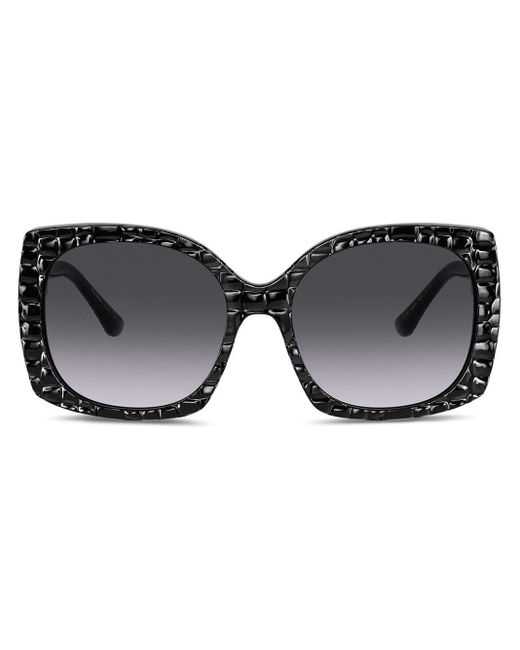 Dolce & Gabbana Black Family Square-frame Sunglasses