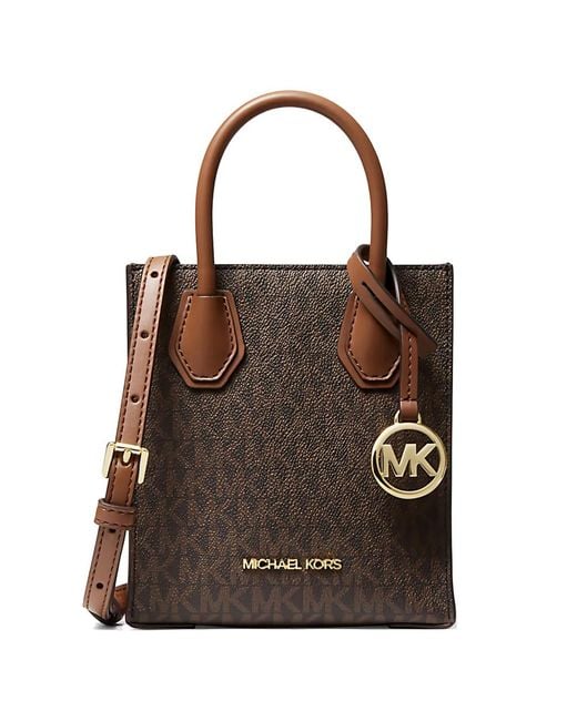 Michael Kors Brown Extra-Small Mercer Tote Bag