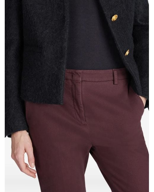 Incotex Purple Slim Trousers