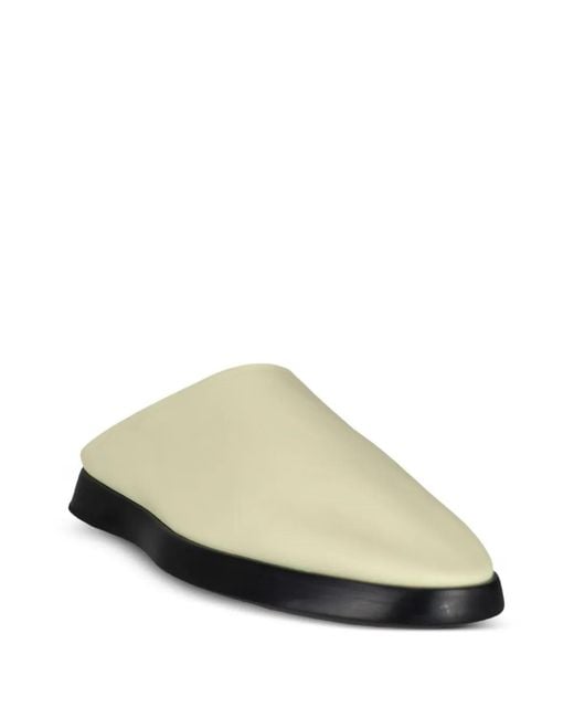 Fear Of God White Leather Mules for men
