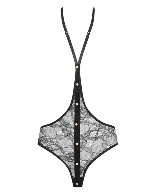 Maison Close Gray Jeux Magnétiques Harness Lace Panty