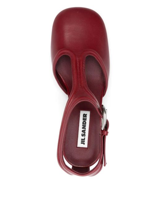 Jil Sander Pink 50Mm Leather Pumps