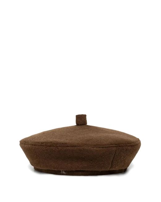 Ruslan Baginskiy Brown Cotton Beret