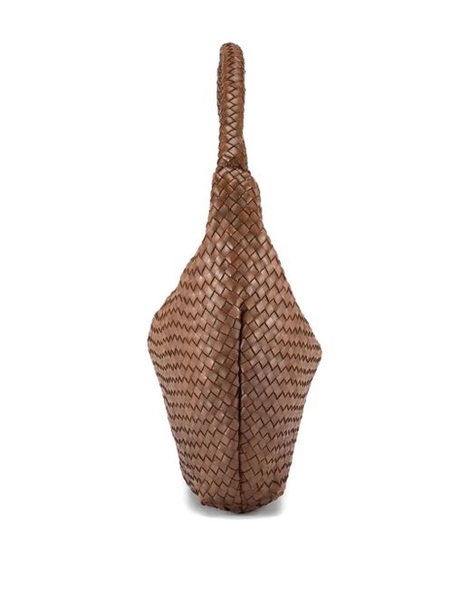 Officine Creative Brown Oc Class/9 Woven Shoulder Bag