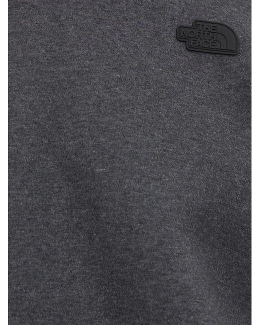 The North Face Gray Patch Crew Neck Sweatshirt for men