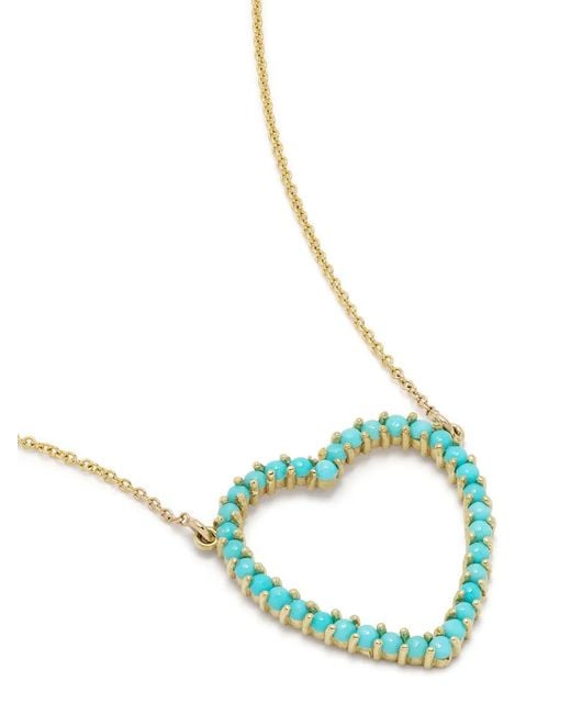 Jennifer Meyer White 18Kt Large Open Heart Pendant Necklace