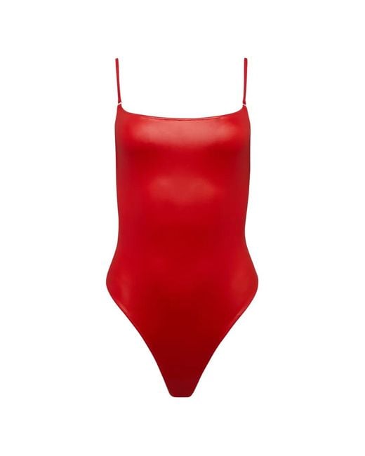 Maison Close Red Splash One-Piece Swimsuit