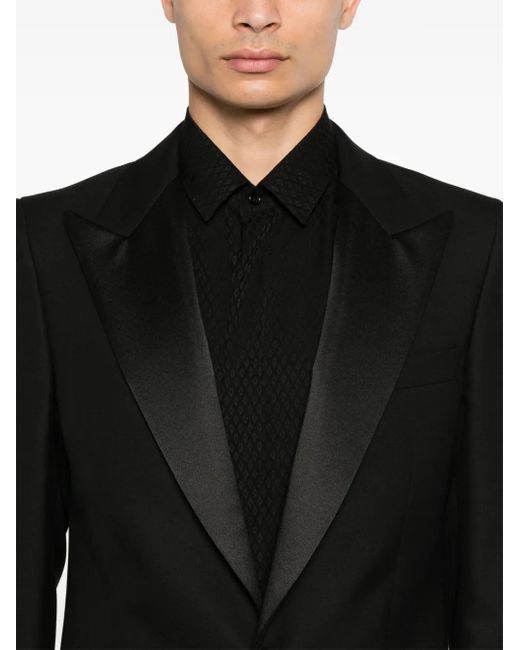 Fursac Black Tuxedo Jacket for men