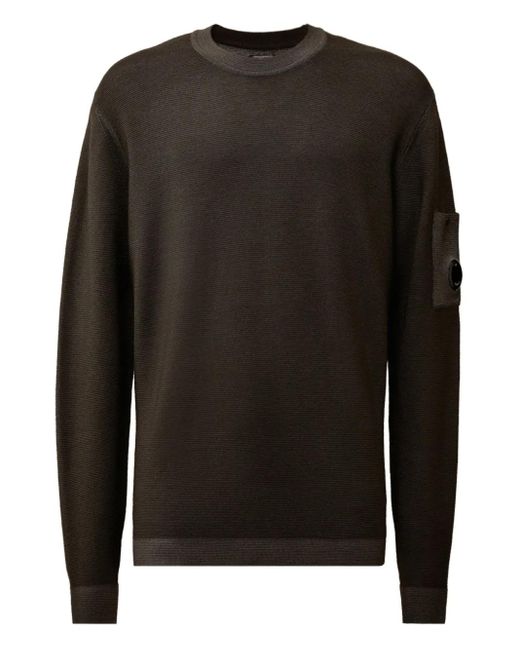 C P Company Trui Met Lens-Zak in het Black voor heren