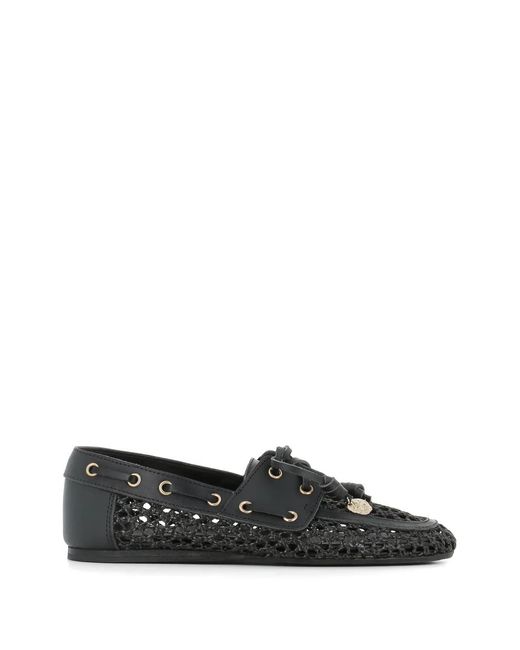 Ancient Greek Sandals White Pliaria Boat Shoes