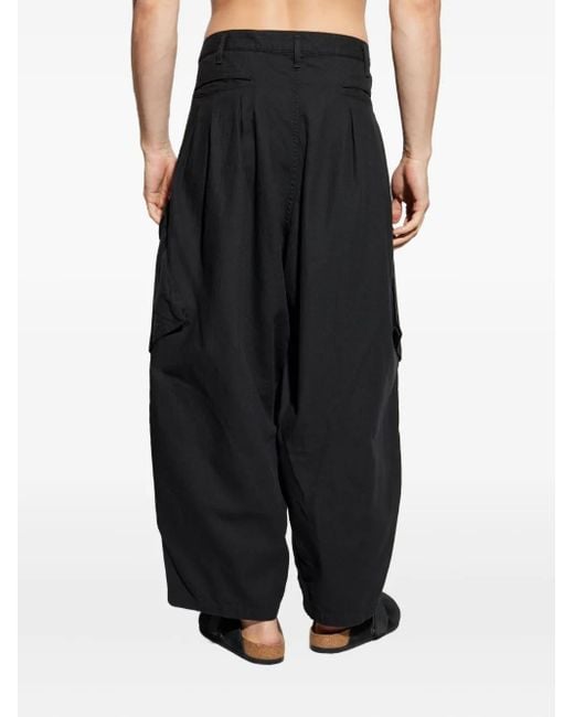 メンズ Yohji Yamamoto カーゴパンツ Black