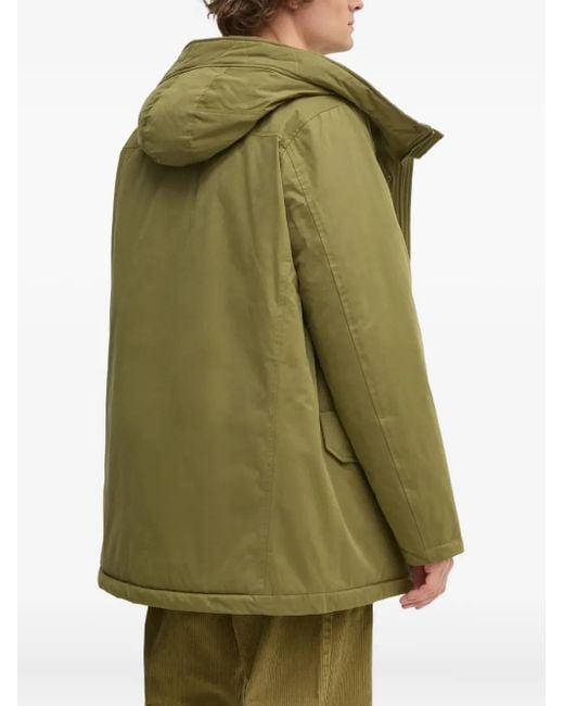 Benetton Green Hooded Jacket for men