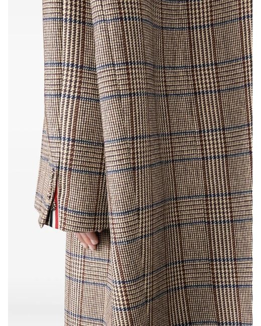 Thom Browne Hunting Tweed Jas in het Natural