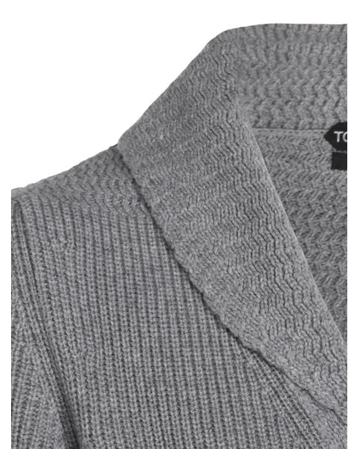 Tom Ford Gray Sweaters _Ws for men