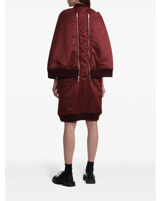 Noir Kei Ninomiya Red Midimantel Im Layering-Look