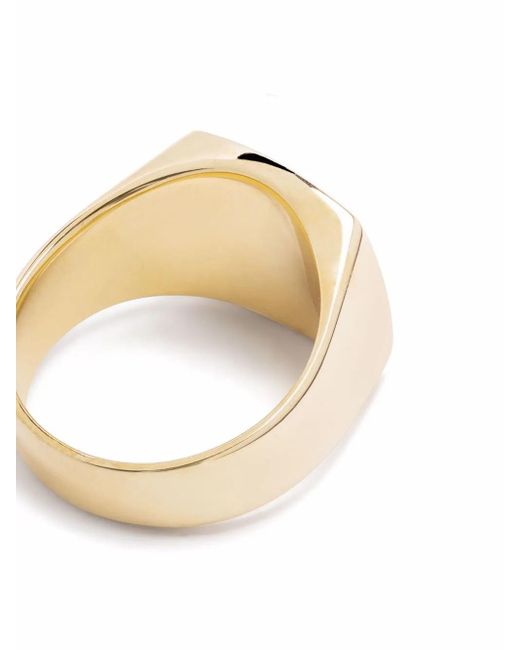 Tom Wood Natural 9Kt Cushion Ring