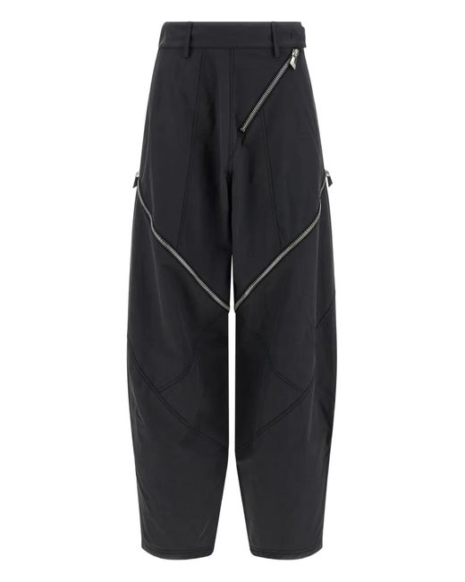 The Attico Black Zip Pants