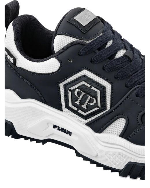 Philipp Plein Blue New Predator Sneakers