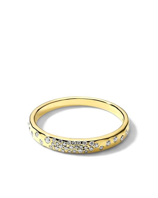 Ippolita Metallic 18kt Green Gold Stardust Diamond Ring