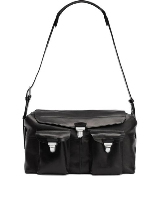 Lemaire Black Week-End Gear Shoulder Bag