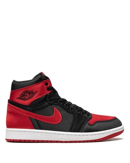 Nike Air 1 "Satin Bred" High-Top Sneakers