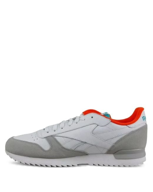 Reebok Ripple Clip レザースニーカー Gray