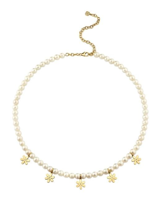 Sydney Evan White 14Ct Daisy Diamond Necklace