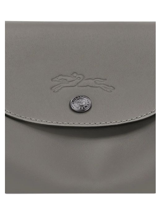 Longchamp Gray Shoulder Bag Leather